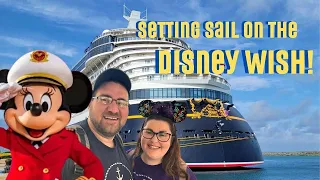 Setting Sail on the Disney Wish! | Day 1 | 30th Birthday Cruise | 07/21/23 | Vlogyssey