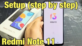 Redmi Note 11: How to Setup (step by step)