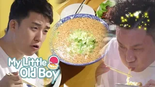 Seung Ri Eats Chicken Soup Ramen!!! [My Little Old Boy Ep 95]