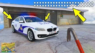 GTA 5 МОДЫ: 45 ЗВЁЗД РОЗЫСКА !! УГНАЛ ПОЛИЦЕЙСКУЮ BMW У ГЛУПЫХ КОПОВ...