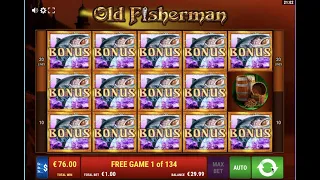 139 Free Games ! - MEGA WIN !!! - Old Fisherman