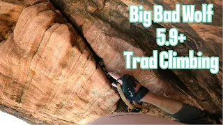 Red Rocks Trad Climbing: Grandma's House 5.9+