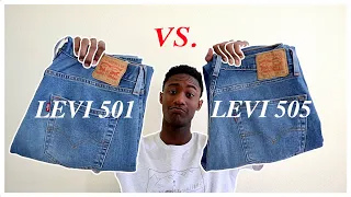 Levi's 501 vs Levi's 505 (Fit, Sizing, Comfort + More)