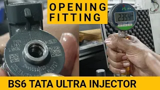 OPENING AND FITTING OF BS6 TATA ULTRA BOSCH INJECTOR | 0445111010