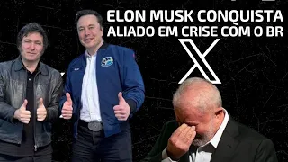 Javier Milei oferece ajuda a Elon Musk em embate do X com o STF