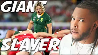 American Reacts To Rugby's Giant Slayer Faf De Klerk!