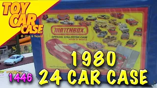 1446 1980 Matchbox 24 Car Case Toy Car Case
