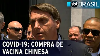 Bolsonaro cancela acordo por compra de vacina chinesa contra Covid-19 | SBT Brasil (21/10/20)