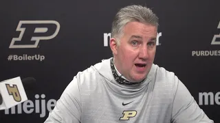 PURDUE MEN'S BASKETBALL: Matt Painter after the Michigan State win.