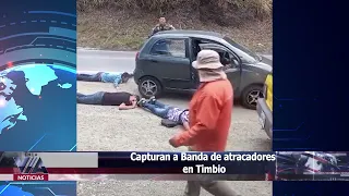 Capturan a Banda de atracadores en Timbio