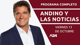 #AndinoYLasNoticias/PROGRAMA COMPLETO 13/10/2023