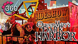 360º Queen Mary's Dark Harbor Walk Through - Long Beach, CA