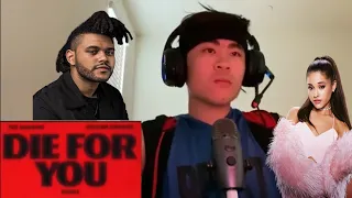 The Weeknd & Ariana Grande - Die For You Remix | REACTION