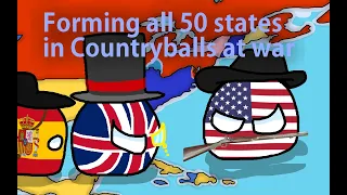 Making modern United States in countryballs at war