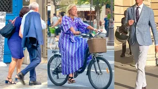 PARISIAN STYLE🇫🇷PARIS OR MILAN?🇮🇹How To Dress Like Parisian Street Style Over 50 Street Fashion