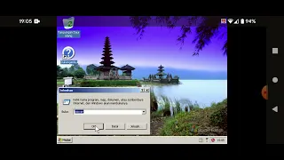 Windows XP Starter Edition (Indonesian) running on Limbo x86 PC Emulator