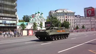 Парад Победы 24 июня 2020 - военная техника на Новом Арбате (часть 1)