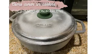 "COMO CURAR UN CALDERO" Fácilmente" 👩‍🍳#cooking