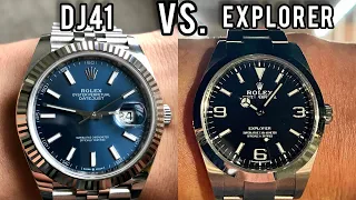 Rolex Showdown! Explorer vs. Datejust 41