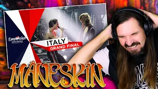 *First Time Listening To* Zitti E Buoni - Måneskin  -  Eurovision 2021 (Drummer Reacts)