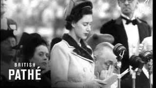 Princess Margaret Receiving Freedom Of Glasgow AKA Princess Margaret Freedom Of (1948)