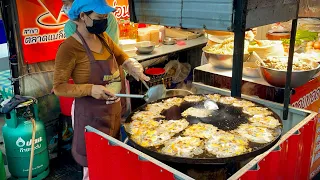 Amazing Wok Skills! Thai Master Chef Cooks Crispy Mussel Omelette & Pad Thai | Thai Street Food