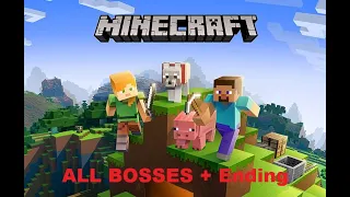 Minecraft All Bosses + Ending