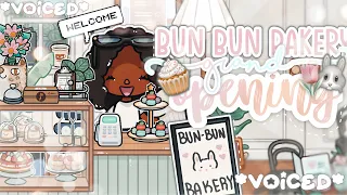 Bun-Bun Bakery *GRAND OPENING *🐰🌷🧁 || *VOICED🎙️* || Toca Boca Life World Roleplay🌎🐇💐l