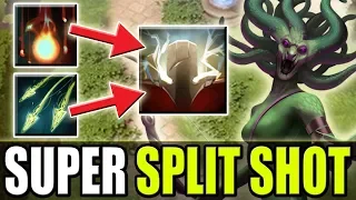 Imba God's Strength Damage with 3x Medusa Shot [Never pick Split Shot + Fervor] Dota 2 Ability Draft