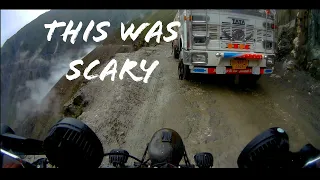 Close call Zojila pass Bike Trip Gujarat to Leh Ladakh