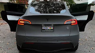 2022 Tesla Model Y - interior and Exterior Details (High-Tech SUV)