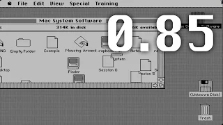 Emulating Mac System 0.85 (Guided Tour of Macintosh)