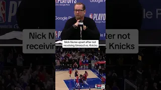 Nick Nurse upset after not receiving late-game timeout vs. Knicks #shorts