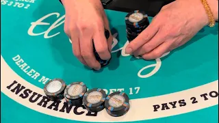 Part 2 of 3 D Lucky Blackjack Experience in Las Vegas - I can’t get enough total win over $5K