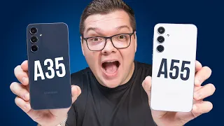 Galaxy A35 vs Galaxy A55! o que REALMENTE mudou - Comparativo
