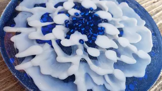 Trying ghost pigments in my resin coasters!!!!! Video #61
