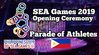 SEA Games 2019 Parade of Athletes (Philippines) | Crowd Goes Wild!