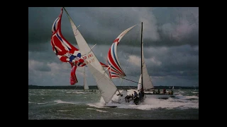 Gale during Cowes week Regatta 9 August 1979