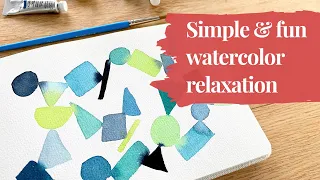 Start creative self care with simple guided watercolor painting | Unwindle