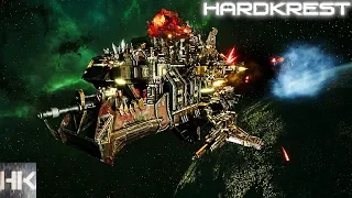 Battlefleet Gothic Armada 2 прохождение Хаос - Трудно =18= Пустотный WAAAAAGHHH