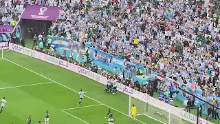 Lionel Messi Argentina SCORES Pen v Saudi Arabia - Qatar World Cup 2022