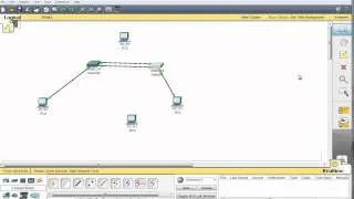 Cisco Broadcast Storm - Loop - no Spanning Tree - Cisco Switch - CCNA lab in Packet Tracer [HD]