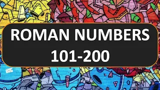 100 to 200 Roman numbers| Roman numerals 101 to 200| How to write roman numbers 100 to 200| रोमन अंक