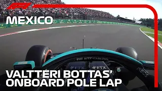 Valtteri Bottas' Onboard Pole Lap | 2021 Mexico City Grand Prix | Pirelli