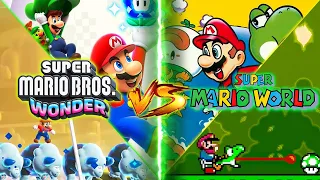 Super Mario Bros Wonder vs. Super Mario World - Which is the Best 2D Mario Game of the Franchise?