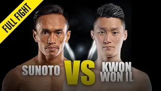 Sunoto vs. Kwon Won Il | ONE Full Fight | October 2019