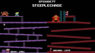 Arcade Games Vs Atari 2600 - Steeplechase