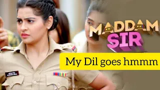 karishma singh and haseena malik fight scenes l Madam sir drama l Ft. My Dil goes hmm song