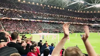 2017 Europa League Final Man Utd fans crazy celebration for Mkhitaryan's europa league final goal