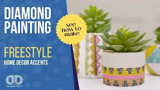 How to Create Home Decor Accents with DIAMOND DOTZ® Freestyle!